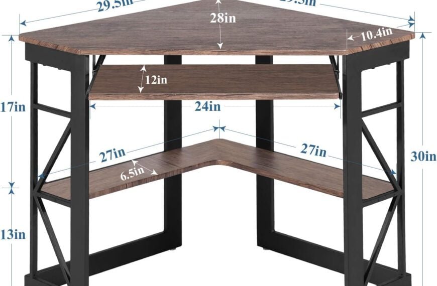 VECELO Corner Computer Desk Review