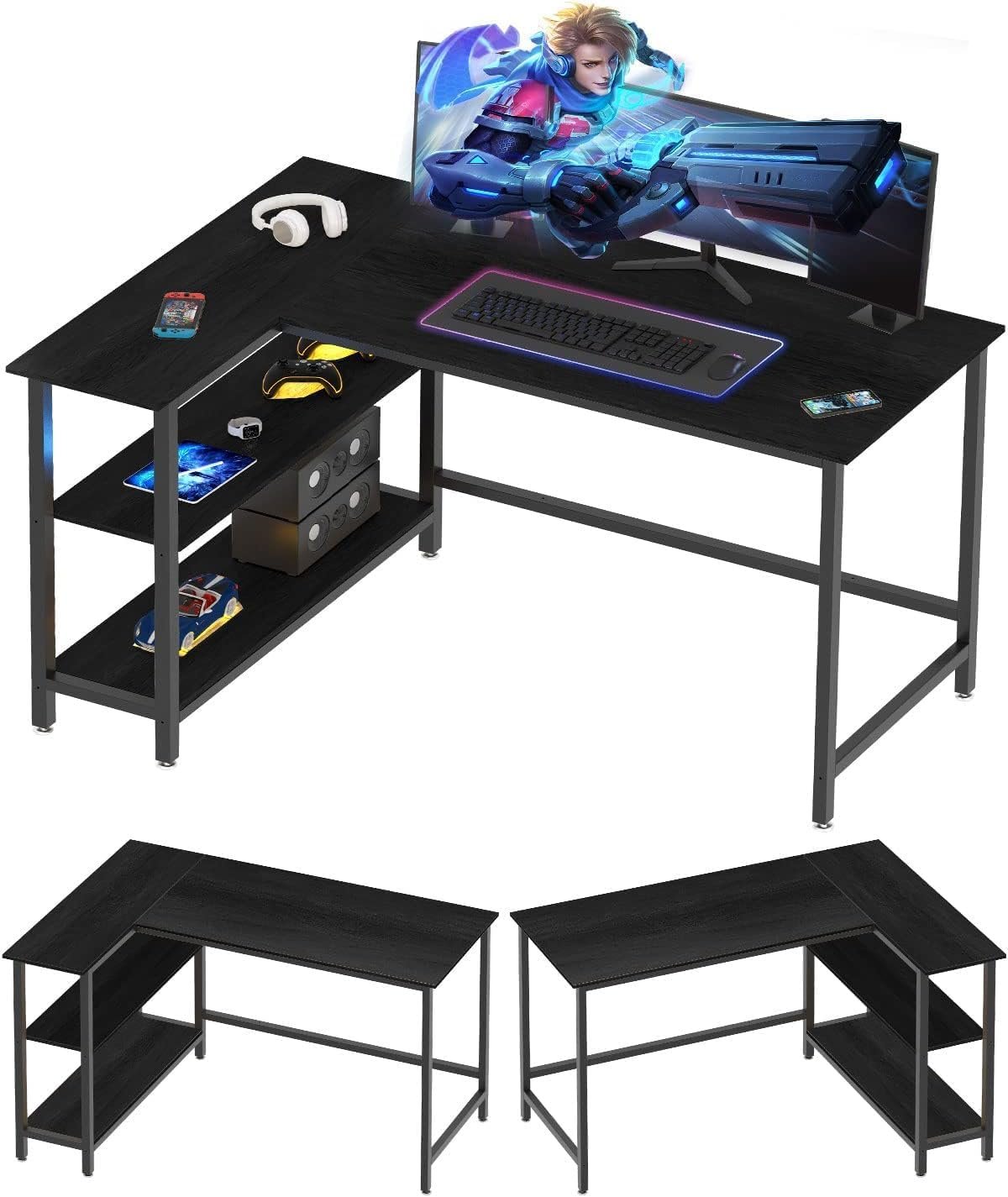 woodynlux l shaped computer desk review