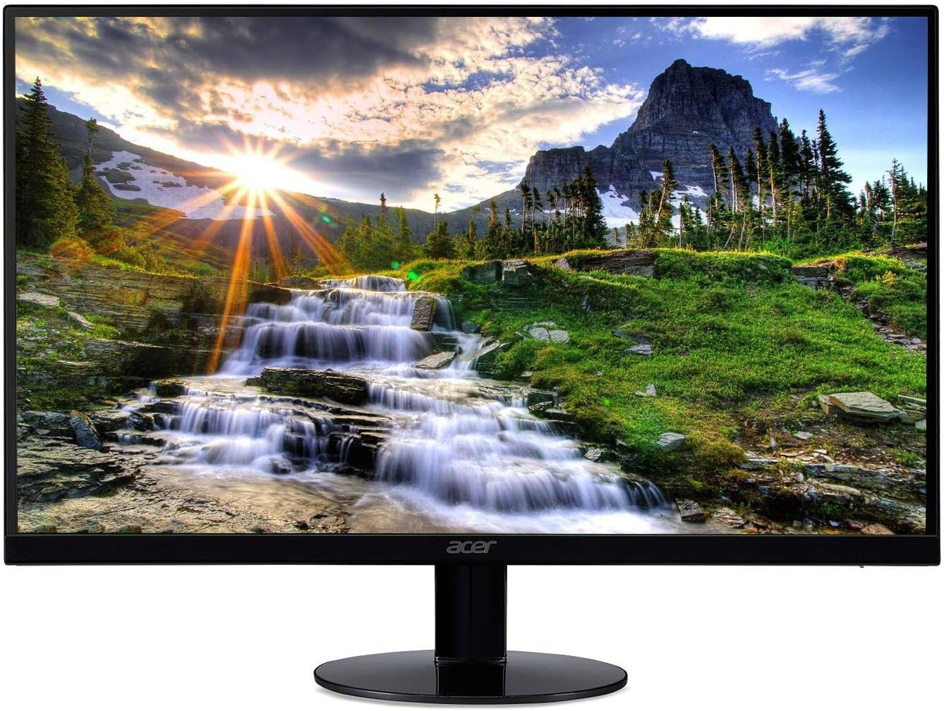 Acer KB272 EBI 27 IPS Full HD (1920 x 1080) Zero-Frame Gaming Office Monitor | AMD FreeSync Technology | Up to 100Hz Refresh | 1ms (VRB) | Low Blue Light | Tilt | HDMI  VGA Ports,Black