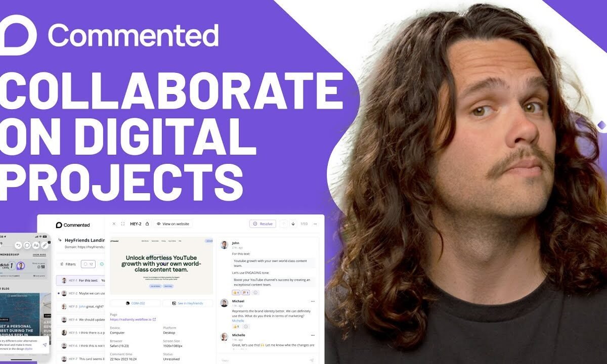 Collaborate on Websites and Apps with Commented