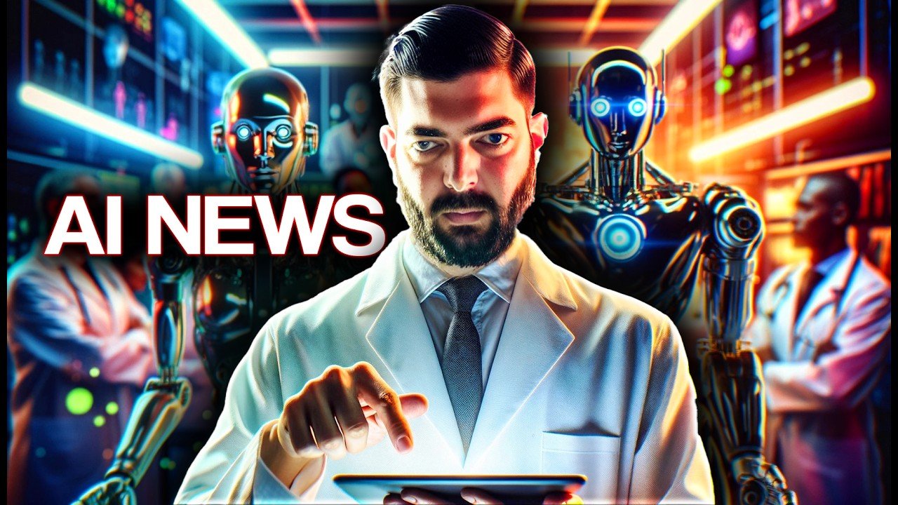 The AI News video is hosted by Matt Wolfe.