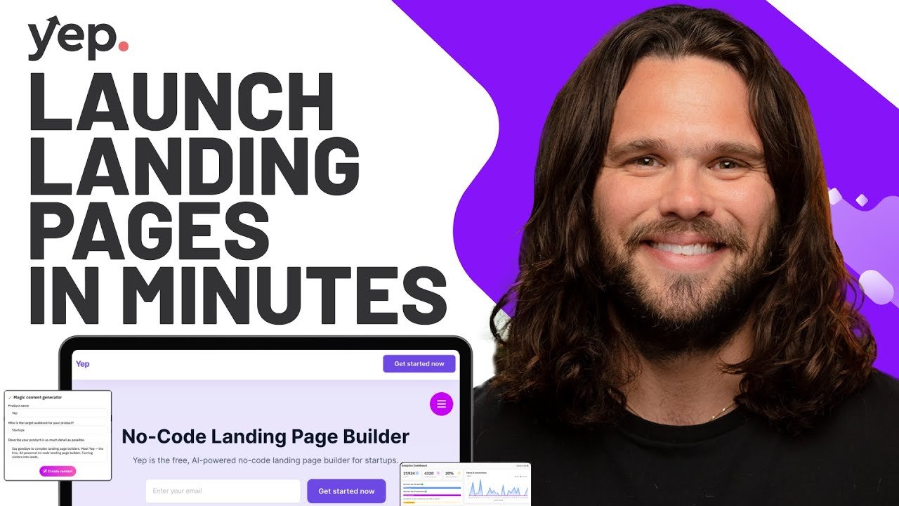 Launch High-Converting Landing Pages Fast with Yep.sos AI Builder