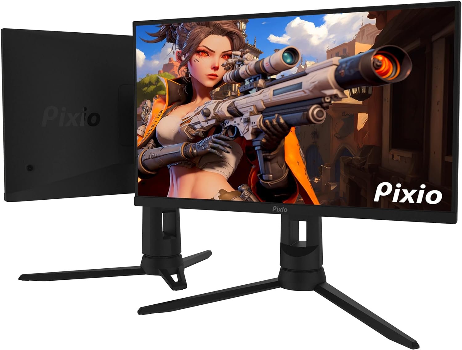 Pixio PX222 22 75Hz FHD 1080p VA Gaming Monitor with VGA and HDMI Inputs