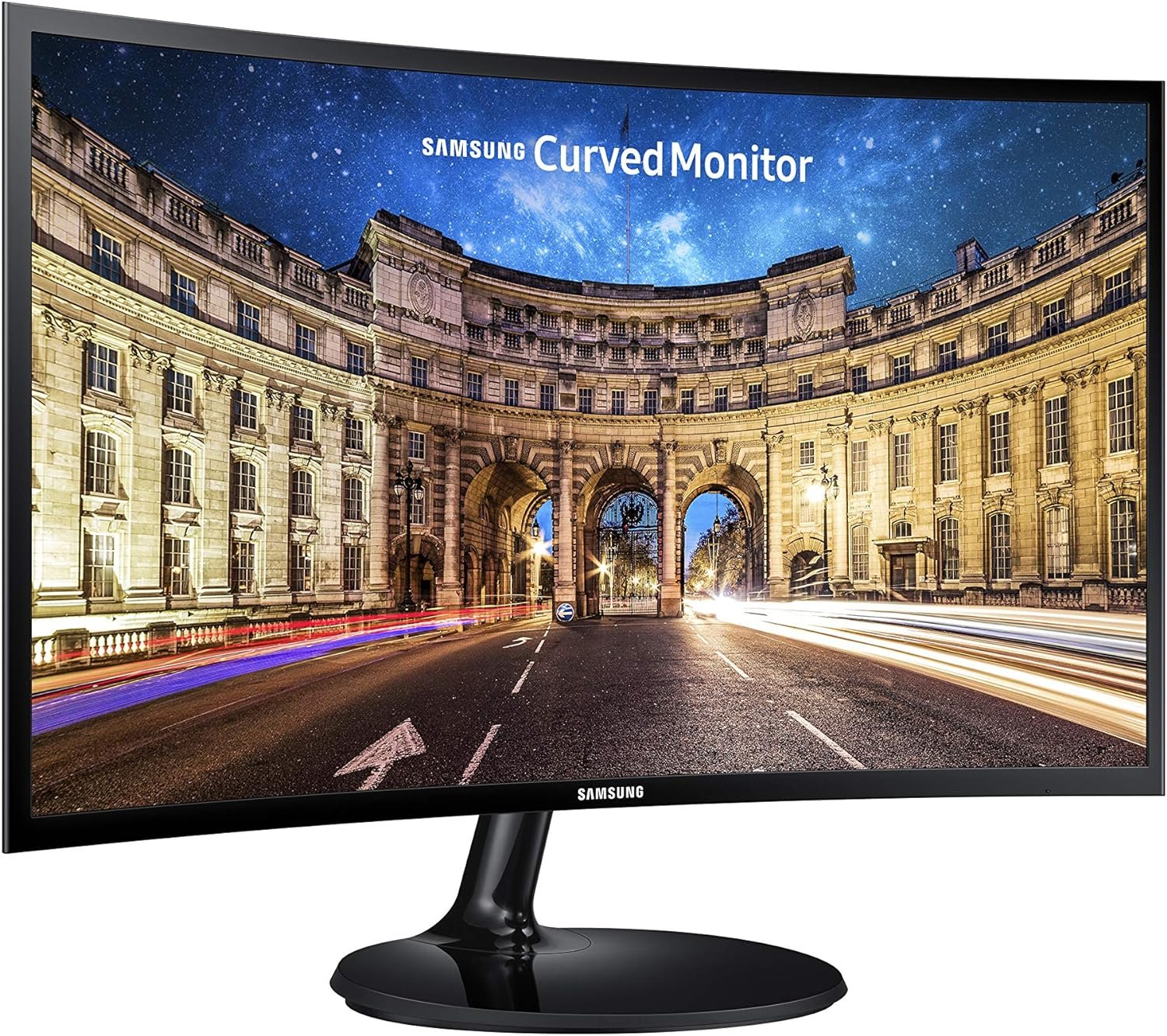 samsung lc24f390fhnxza 24 inch curved led fhd 1080p gaming monitor super slim design 60hz refresh rate wamd freesync gam 2