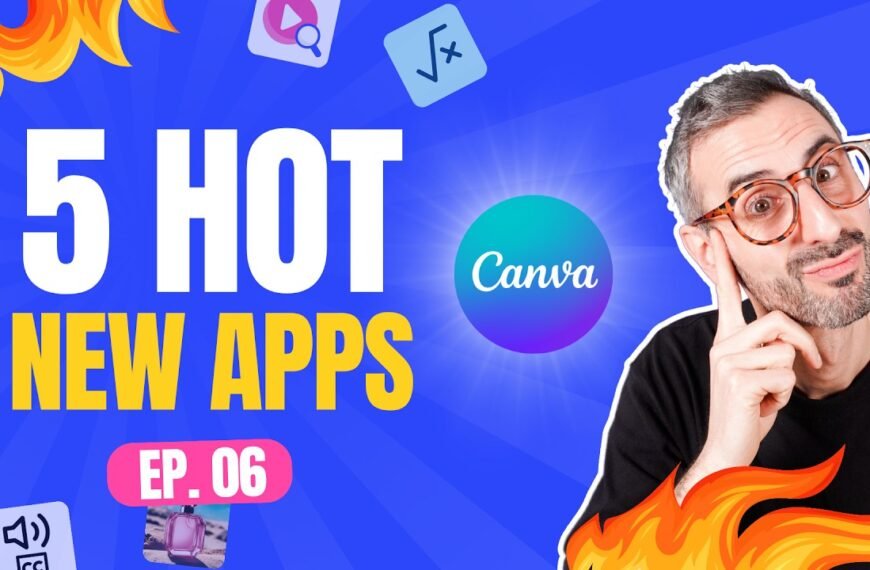 This video discusses 5 new Canva Apps that viewers…