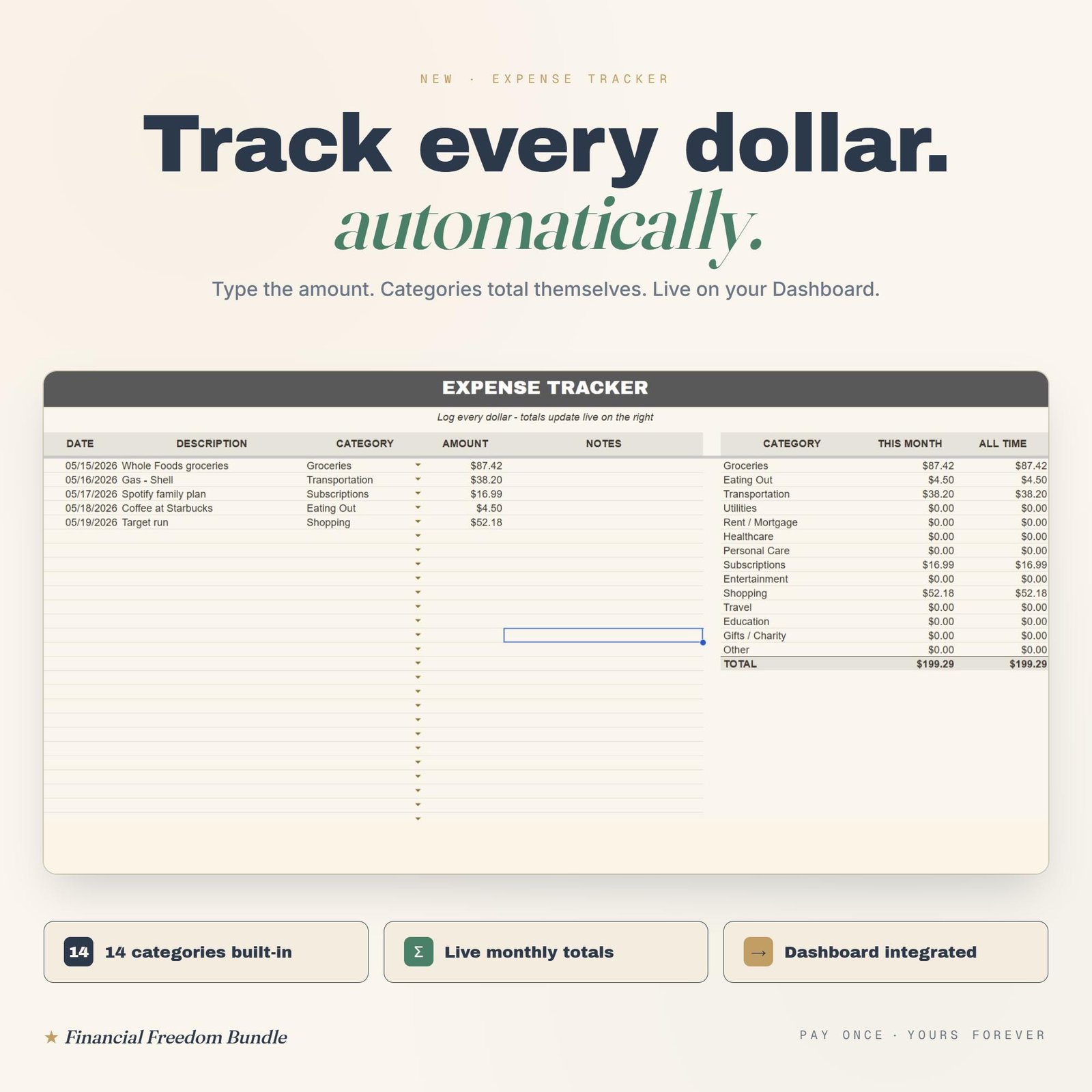 Expense tracker
