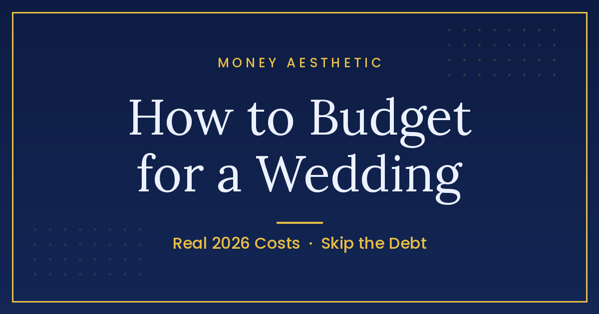How to Budget for a Wedding (Without Starting Marriage in Debt)