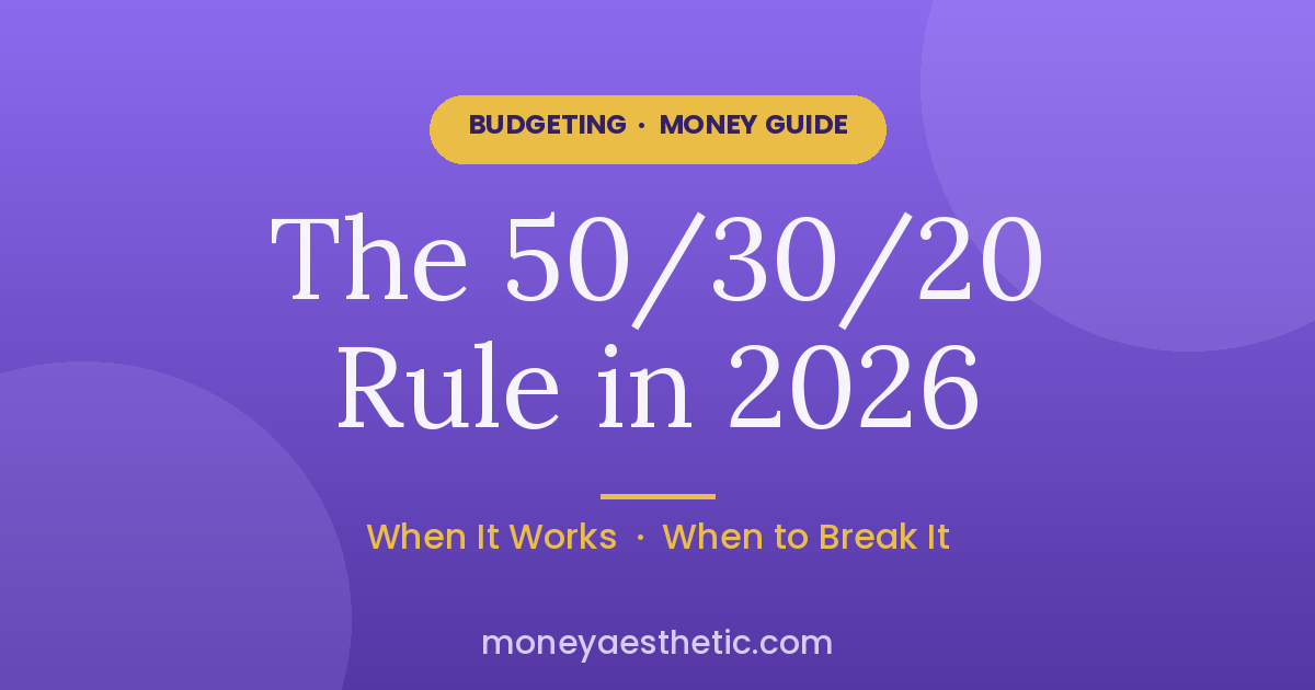 The 50/30/20 Rule in 2026: When It Works and When It Doesn’t