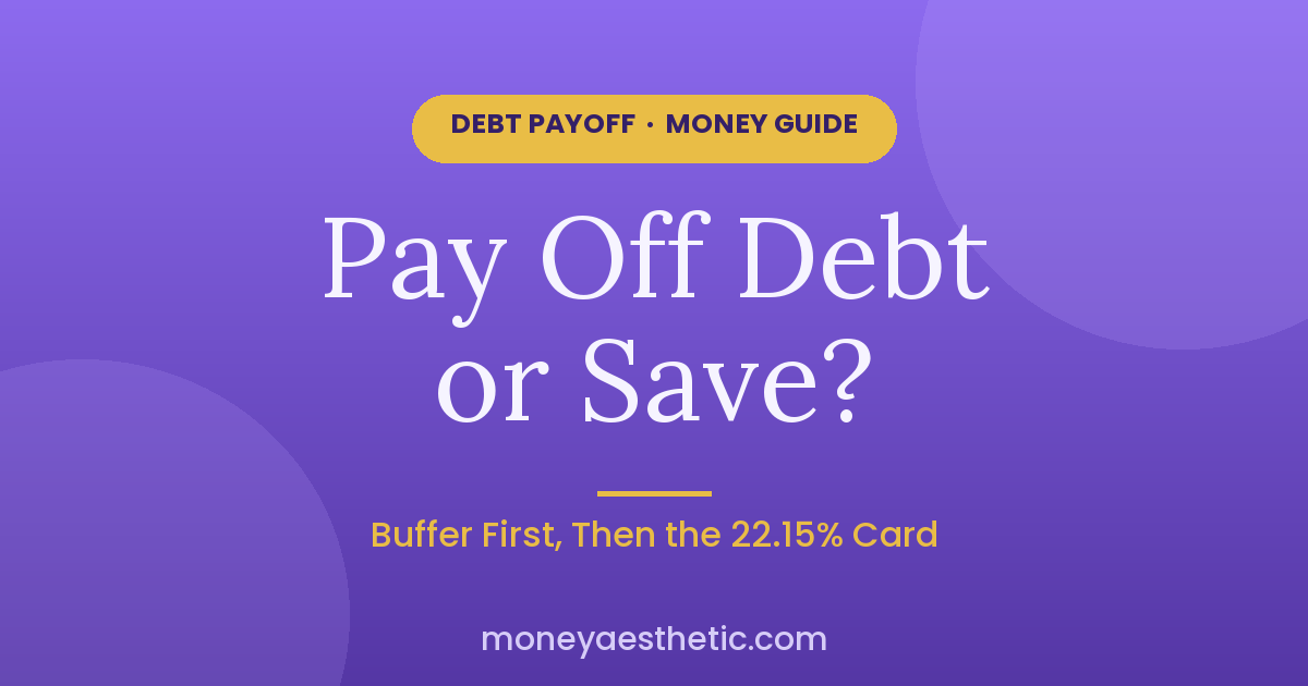 Pay Off Debt or Save? The Split That Actually Works