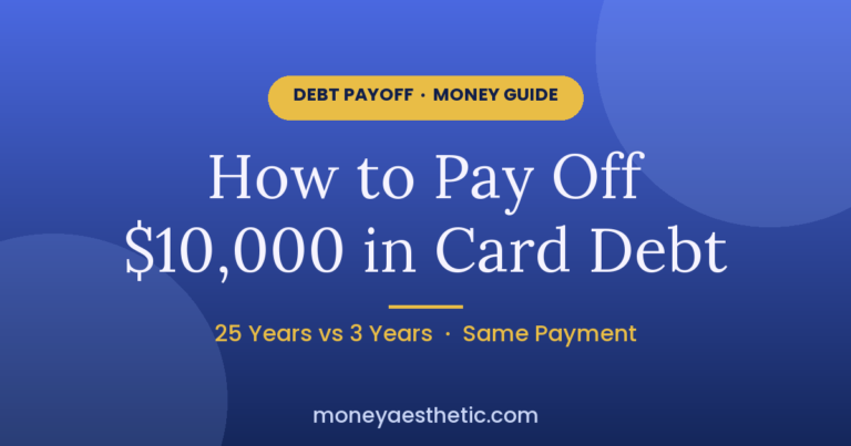 How to Pay Off $10,000 in Credit Card Debt (Without a Windfall)