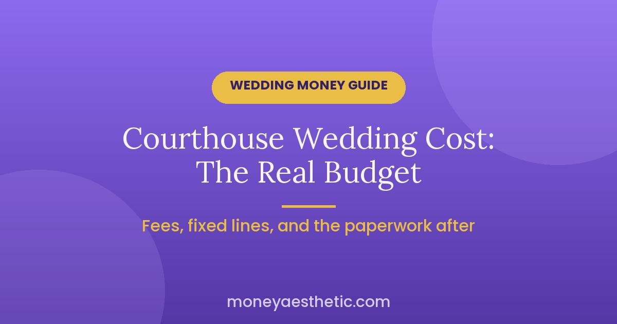 Courthouse Wedding Cost: What You Will Really Spend in 2026